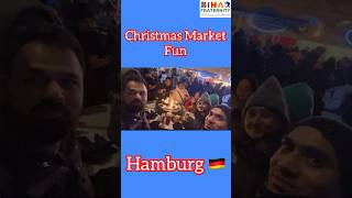 Christmas Market in Hamburg Germany [upl. by Ahtinak]