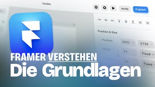 FRAMER Tutorial DEUTSCH Webseite ohne Programmieren erstellen 2024 [upl. by Kassey]