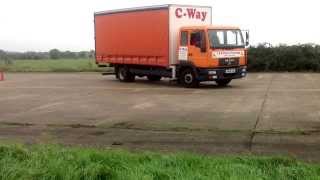 Rigid Lorry Reversing CAT C LGV test [upl. by Eiloj]