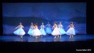 Sunrise Ballet Nutcracker 2013 Snowflakes [upl. by Adallard378]