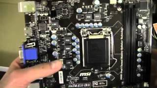 MSI H61ME33 B3 Motherboard [upl. by Furtek192]