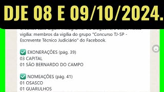 NOMEAÇÕES EXONERAÇÕES E APOSENTADORIAS Concurso Escrevente Técnico Judiciário capital e interior [upl. by Cadal]