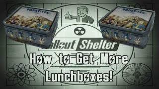 Get More Lunchboxes  Fallout Shelter Tutorial [upl. by Duomham]