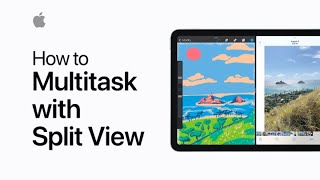 How to multitask with Split View on iPad  Apple Support [upl. by Ecneps822]