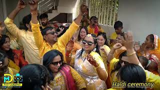 Haldi ceremony navri Ali song shooting by MD Photography Mukesh Danke 9303745077 [upl. by Adok733]