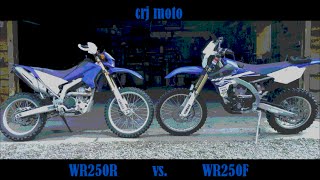 Part II of II wr250r vs wr250f [upl. by Boone]