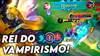 40 DE VAMPIRISMO COM ESSE EMBLEMA  Mobile Legends [upl. by Mora]