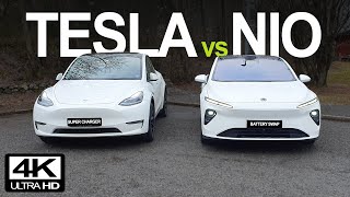 HeadtoHead Model Y vs Nio ET7  Battery SWAPPING or SUPERCHARGING on a road trip [upl. by Miguela]