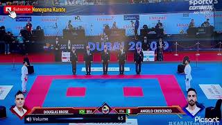 Campeonato Mundial de Karate WKF Dubai 2021 2020  Douglas Brose Campeão [upl. by Siuraj912]