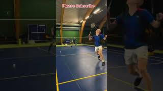 CASUAL BACKHAND LIKE A PRO 🏸 badminton badmintonglory badmintonlovers badmintonhighlights [upl. by Gayn]