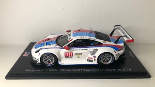 Porsche 911 RSR 911 BRUMOS 24h Daytona  143 spark modelcar [upl. by Clite]