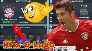 How To Create FC Bayern Munich Team Kits amp Logo 202021  Dream League Soccer 2020 [upl. by Newra713]