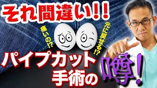 【パイプカット手術】人気の避妊法「パイプカット手術」の疑問に答えます [upl. by Nylirahs]