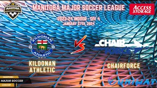 January 27th WSF Div 4 Kildonan Athletic vs Chairforce FC [upl. by Lettie]