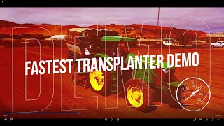 The Worlds Fastest Transplanter—PlantTape [upl. by Meid]