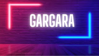 GARGARA  EL ALFA EL JEFE FT CHAEL PRODUCIENDO Official Video Lyric [upl. by Rahsab]