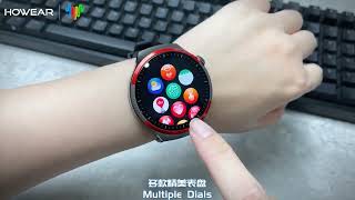 Watch 4 Pro AMOLED Display Bluetooth Call GPS Map NFC Smartwatch Health Monitor Smart Watch [upl. by Suzanne295]