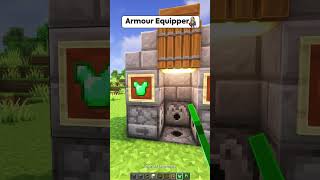 Minecraft Armor Equipper😱 shorts [upl. by Wallraff511]