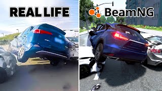 Accidents Based on Real Life Incidents 7  BeamNG DRIVE [upl. by Drawyah]