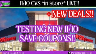 1110 CVS in store LIVE TESTING NEW 1110 SAVE INSERT COUPONS 1110 CVS DEALS amp HAUL cvsdeals [upl. by Ezechiel]