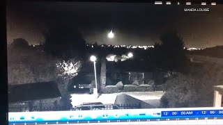 Bright flare believed to be meteor streaks across sky in Australia [upl. by Eram492]