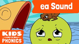 ea  Fun Phonics  How to Read  Made by Kids vs Phonics [upl. by Anastasie395]