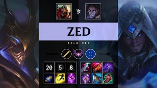 Zed Mid vs Sylas Legendary  EUW Master Patch 1420 [upl. by Lezley]