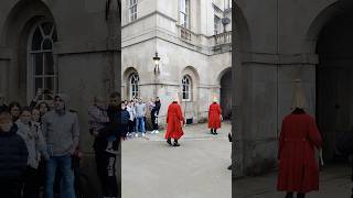 Royal Guards going back after parade shorts royalguards horseguardsparade london [upl. by Seabrooke]