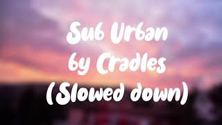 Sub Urban by Cradles Slowed down [upl. by Orabla]