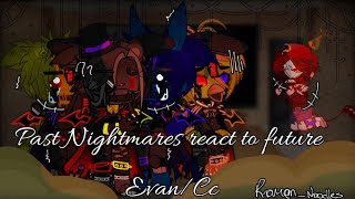 Past NightmaresSome react to future EvanCcFnaf×Gacha Enjoy fnaf gachalife capcut fyp [upl. by Kcirdneh]