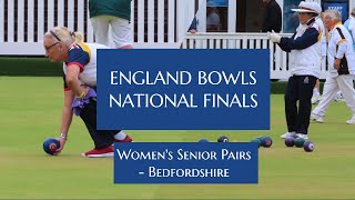 BOWLS ENGLAND NATIONAL FINALS MUM PLAYING IN SENIOR WOMENS PAIRS BEDFORDSHIRE VS BUCKINGHAMSHIRE [upl. by Yauq206]