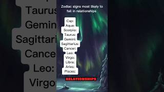 Zodiac Signs Most Likely To Fail In Relationships [upl. by Arrim758]