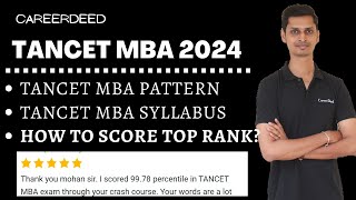 TANCET MBA 2025  TANCET 2025  How to prepare for TANCET MBA  TANCET MBA Syllabus [upl. by Cassaundra]