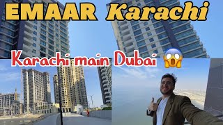 Emaar Towers Karachi  Emaar Oceanfront  Ocean View Apartments [upl. by Eloci]