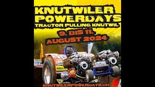 Tractor Pulling Knutwil 2024 live  Samstag Vormittag [upl. by Yelloh]