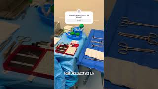 Portacath back table and mayo set up operatingroom surgery [upl. by Ttirb]