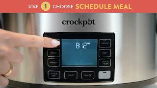 CrockPot 6QT MyTime Slow Cooker prepares your meals so theyre ready when you are [upl. by Treulich645]