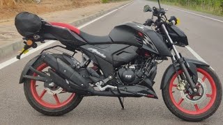 TVS APACHE RTR 160 4V 🔥  First Ride Experience  2024 Model ⚡ [upl. by Feucht]