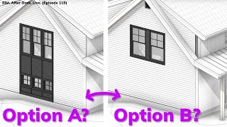 Residential Revit  Design Options The North Wing  PT 5 [upl. by Zinah]