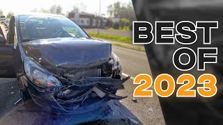 BEST OF 2023  Haufenweise Unfälle Nötigungen und Road Rage  GERMAN DASHCAM [upl. by Anneyehc]