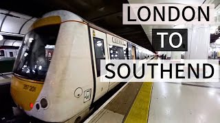 London To Southend Train journeyc2c RailwayUnited kingdom [upl. by Moscow268]