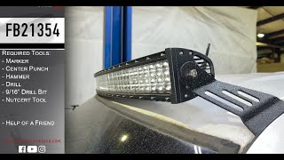 FB21354 9906 ChevyGMC Roof Light Bar Bracket Installation Guide [upl. by Hgielyk648]