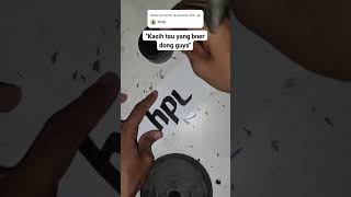 Ini benar atau salah guys asmr art calligraphy [upl. by Ardried160]