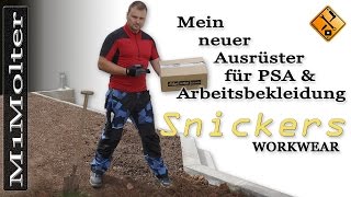 Snickers Workwear  Mein neuer Ausrüster für PSA amp Arbeitsbekleidung [upl. by Croner]