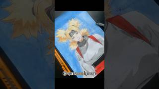 Temari Artwork with colour❣️ art temari temariedit naruto shikamaru [upl. by Acemaj]