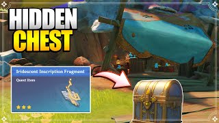 Hidden Luxurious Chest  Iridescent Inscription Fragment  World Quests amp Puzzles 【Genshin Impact】 [upl. by Shannen250]