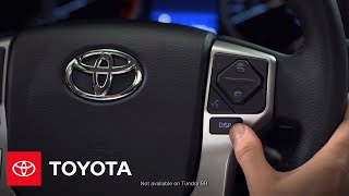 2014 Tundra HowTo Customizable Features  Toyota [upl. by Nivak429]