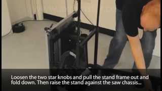 Axminster Hobby Series BTS10ST Table Saw  Moving the Saw [upl. by Sheply]