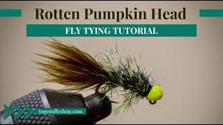 Rotten Pumpkin Head  Fly Tying Tutorial [upl. by Tattan359]