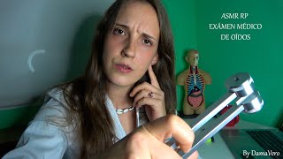 ASMR 👂 EXÁMEN MÉDICO DE TUS OÍDOS 👂 ASMR Roleplay [upl. by Aihset]